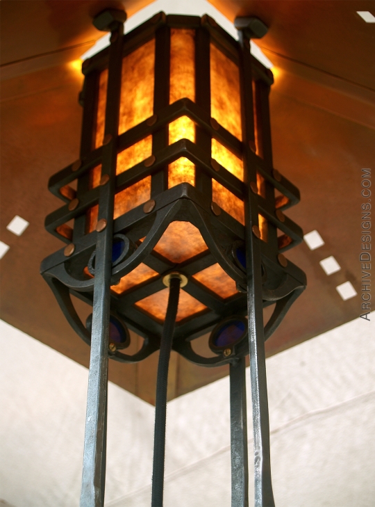 Table Lamp in Copper and Steel by Archive Designs