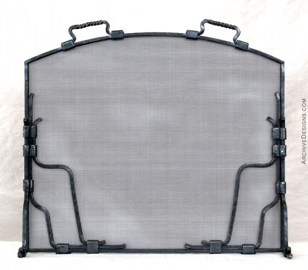 Wrought Iron Fireplace Screen